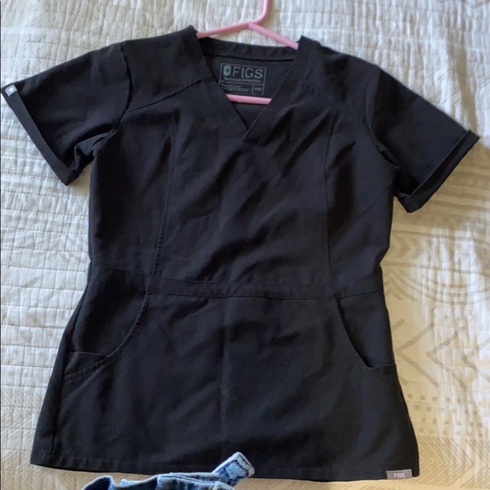 Figs peplum top